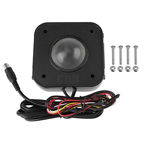 LED-Trackball-Maus, beleuchtete runde 4,5-cm-LED-Trackball-Maus PS/2 PC-B-Anschluss für Arcade