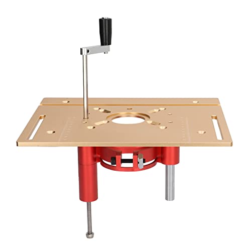 Router-Lift-System, Manuelle Lift-Firmware-Router-Tisch-Universal-Lfit-Platte für die Holzbearbeitung