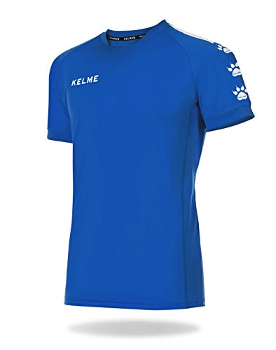 KELME Lince Fußball-T-Shirt für Kinder S Königsblau/weiß