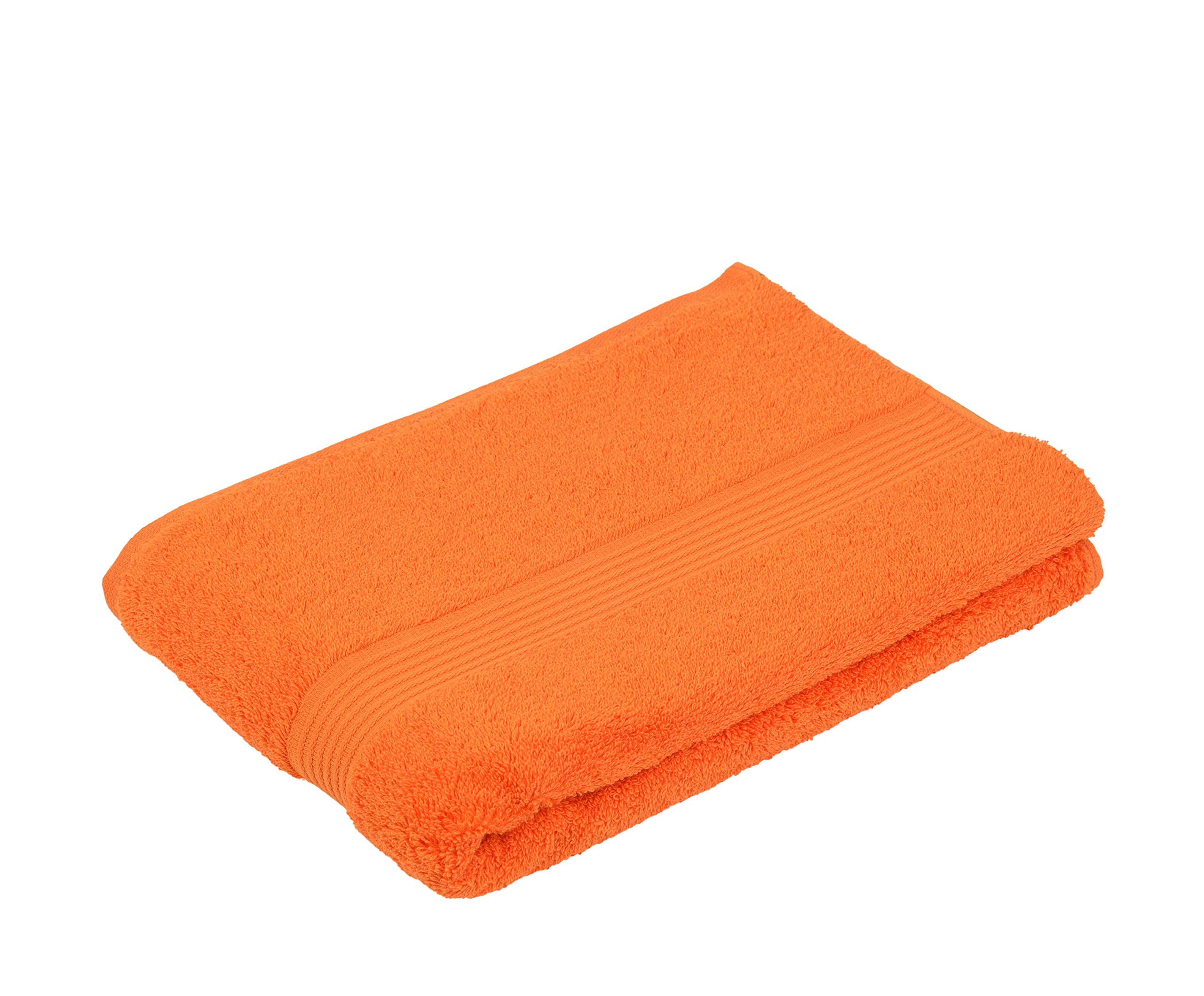 Gözze - New York Duschtuch, 1er Set, Weiches und saugfähiges Handtuch, 100% Baumwolle, 70 x 140 cm, Orange, 550-0764-5