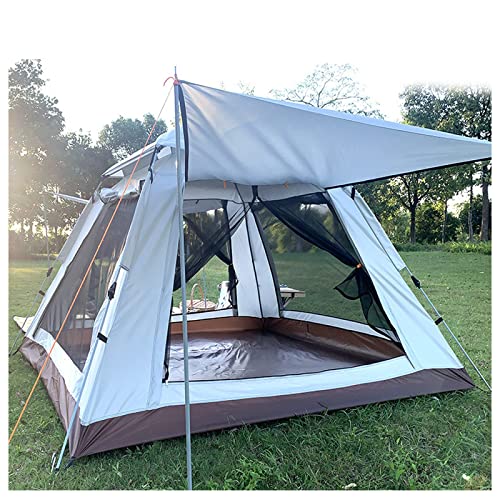 Camping Pod 4 Personen, DREI Sekunden zum Öffnen, wasserdichtes Familien-Campingzelt, leichtes und stabiles Zelt für Familiencamping, Wanderparty