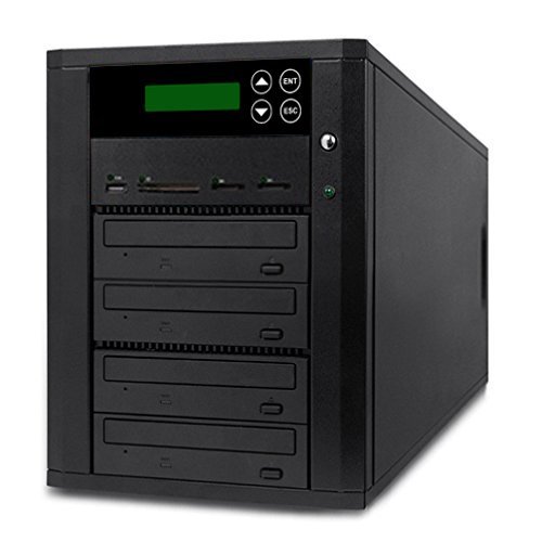 Acumen Disc DV-904-SSP Flash Memory Drive to Media Disc Duplicator with 1-4 Target DVD/CD Burners (with MS, CF, SD, MMC, USB Slots)
