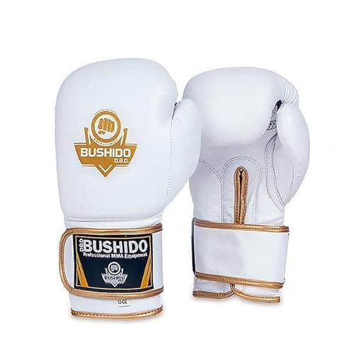 Bushido Boxhandschuhe für alle Kampfsportarten, Boxtraining (12 oz)
