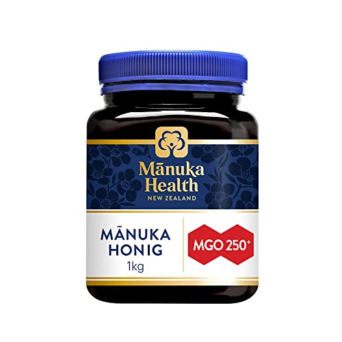 Manuka Health - Manuka Honig MGO 250 + 1Kg - 100% Pur aus Neuseeland mit zertifiziertem Methylglyoxal Gehalt