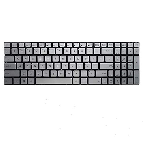 FQ Laptop Tastatur für ASUS N501 N501J N501JW N501V N501VW Silber Amerikanische Version