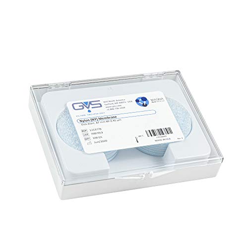 GVS Filter Technology, Filter Disc, NY Membran, 0.45µm, 47mm, 100/pk