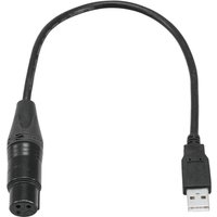 Eurolite 51860118 Audio-Kabel 0,4 m XLR USB Schwarz (51860118)