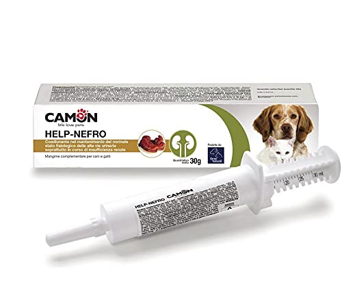 Camon Help NEFRO Ergänzungsfuttermittel für Hunde und Katzen, Adjuvant bei der Aufrechterhaltung des normalen physiologischen Zustands der Hohen Harnwege