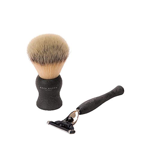 Acca Kappa Shaving Set Natural Style with Synthetic Fibres
