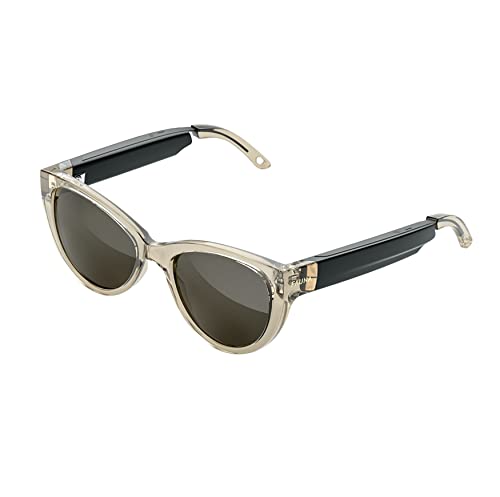 FAUNA Bluetooth Sonnenbrille - Damen Designer Brille mit Audio-Funktion - Fabula Crystal Brown