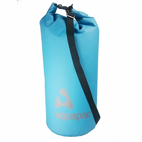 Aquapac Wasserdichter Trockenbeutel TrailProof Drybag 70l, Cyan blau, 76 x 32 x 3 cm, 7 Liter