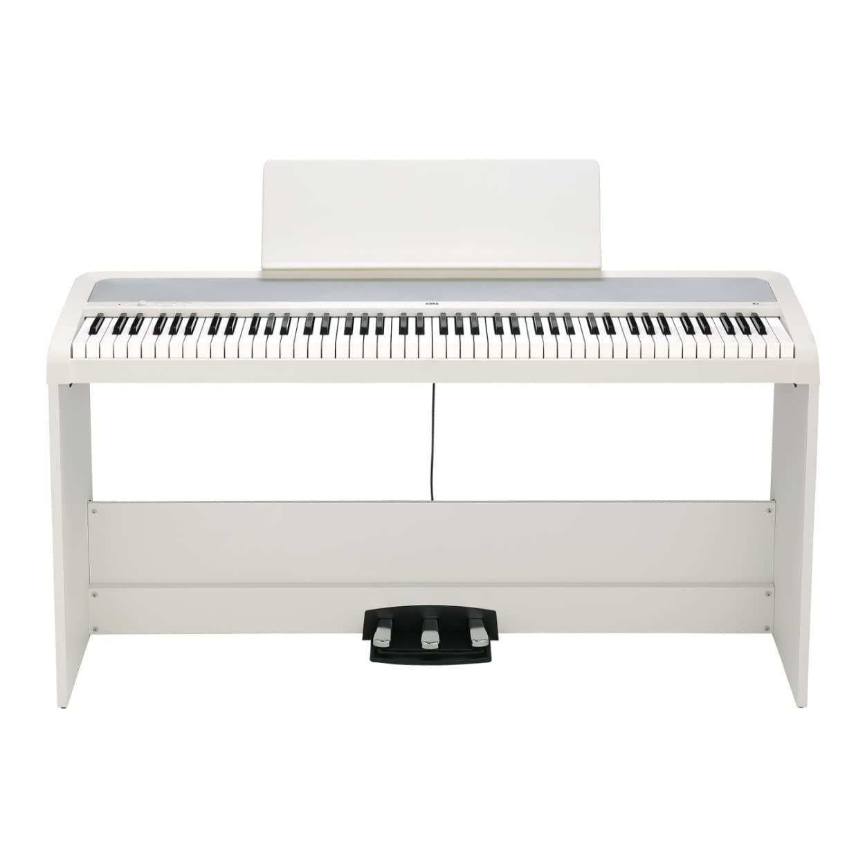 KORG B2 SP weiss, Digitalpiano, E-Piano inkl. Ständer und 3er Pedaleinheit