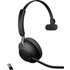Jabra Evolve2 65 monaural Telefon On Ear Headset Bluetooth® Mono Schwarz Lautstärkeregelung, Batte