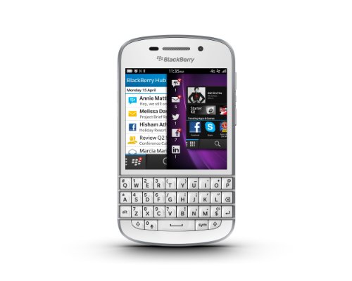 BlackBerry Q10 16GB Querty Tastatur ohne Vertrag weiß