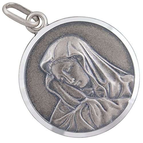 AFP Anhänger Madonna Heilige Maria Amulett 925 Sterling Silber AS-506