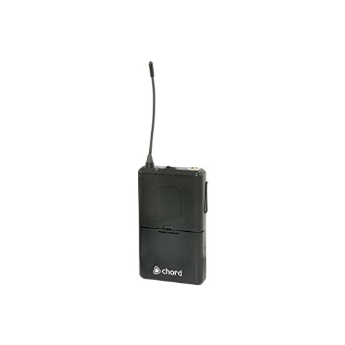 Chord 171.999 UHF 864,8 MHz Beltpack Transmitter für NU2 Wireless System, Schwarz