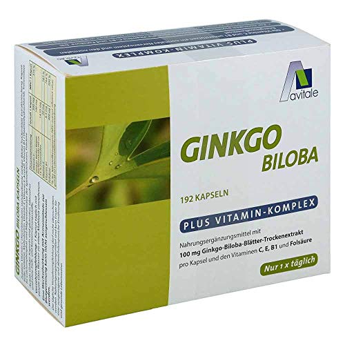GINKGO 100 mg Kapseln+B1+C+E 192 St