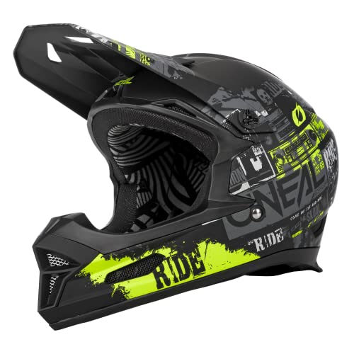 O'NEAL | Mountainbike-Helm | MTB Downhill | Nach Sicherheitsnorm EN1078, Ventilationsöffnungen für Luftstrom & Kühlung, ABS Außenschale | Fury Helmet Ride V.22 | Erwachsene | Multi | Größe XL