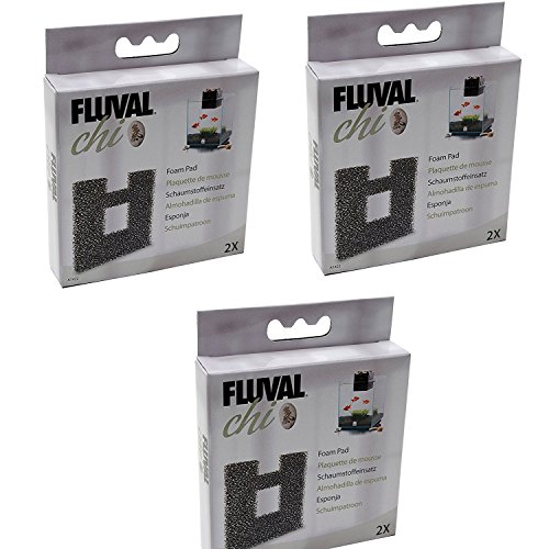 Fluval (3 Pack) Chi I/II Schaumstoff Pads, 2 je