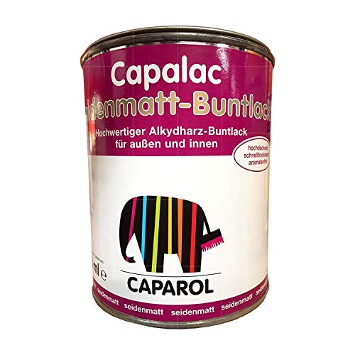 Caparol Capalac Seidenmatt-Buntlack 0,75 ml Farbwahl außen und innen, Farbe (RAL):RAL 5010 Enzianblau