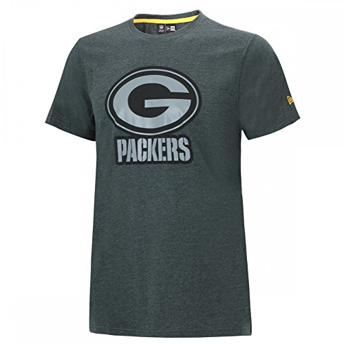 New Era Green Bay Packers Tee/T Shirt NFL Two Tone Graphite - 4XL