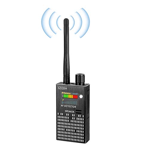RUIZHI Anti-Spy Wireless RF-Signaldetektor-Set [Neueste Aktualisierung 2019] Fehler GPS-Kamera-Signaldetektor ， für versteckte Kamera GSM-Abhörgerät GPS-Radarradioscanner Wireless-Signalgerät-Finder