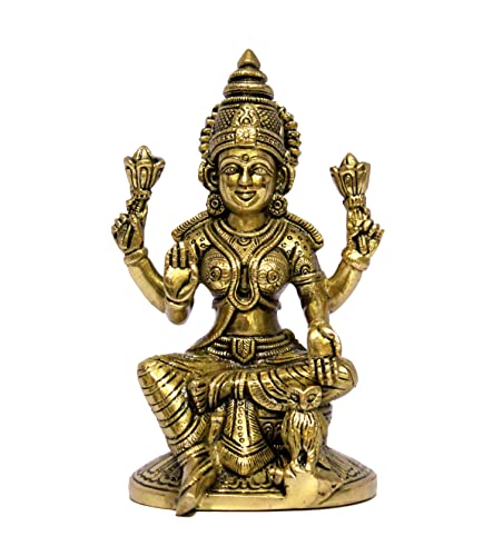 eSplanade Lakshmi Idol Laxmi Göttin Figur Skulptur Murti Statue - Höhe 17,1 cm