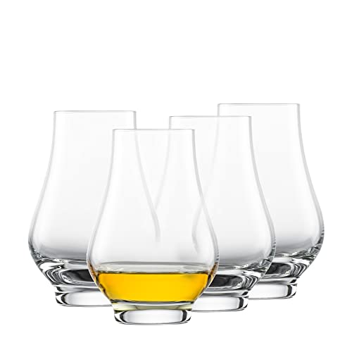 SCHOTT ZWIESEL Whisky Nosing Tumbler Bar Special (4er-Set), spezielle Nosing Gläser für Whisky, spülmaschinenfeste Tritan-Kristallgläser, Made in Germany (Art.-Nr. 130000)