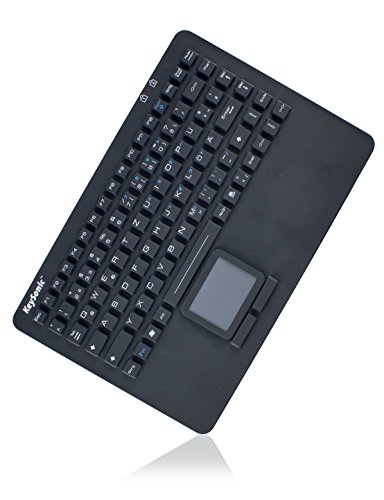 KeySonic Tastatur Mit Touchpad, Weiß, 28059