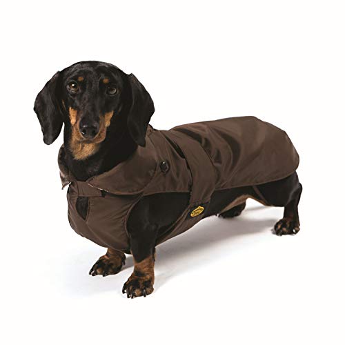 Fashion Dog Hundemantel speziell für Dackel - Braun - 33