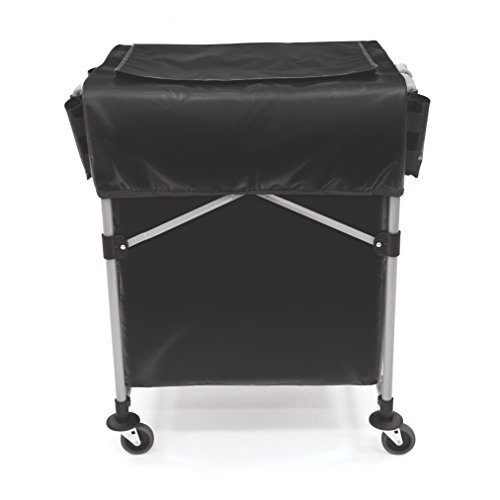 Rubbermaid 1889863 Collapsible X-Cart Cover - 150L Model, Black
