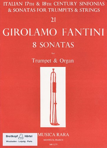 EDITION BREITKOPF FANTINI G. - ACHT SONATEN Klassische Noten Trompete
