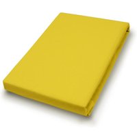 Vario Jersey-Spannbetttuch gelb, 150 x 200 cm