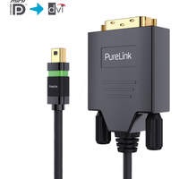 PURE ULS2100-020 - MiniDP 1.2 auf DVI Single, Ultimate Serie, schwarz, 2,0 m