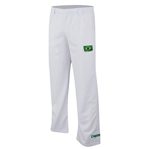 Bay Capoeira Hose weiß Uni (160 (S))
