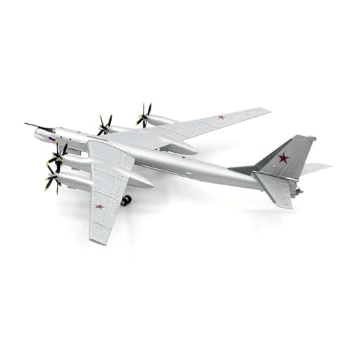 Aerobatic Flugzeug Für Die Russische Luftwaffe TU-95MS Polar Bear Battle Legierungsmodell Eines Kampfflugzeugs Das Feindliche Flugzeuge Im Maßstab 1:200 Bombardiert