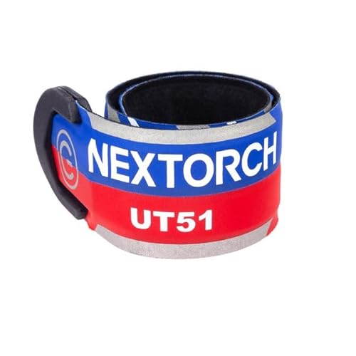 NEXTORCH UT51 – Warnband mit 360° rot-blau Signallicht