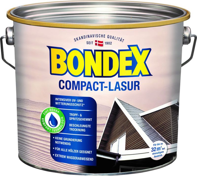 Bondex Compact Lasur Weiss 2,5l - 381243
