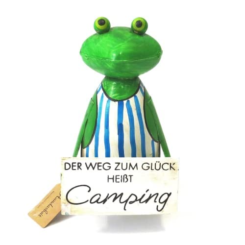 Exner GmbH Deko Frosch Garten Camping 19 cm