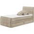 uno Boxspringbett mit Bettkasten - beige - 123 cm - 113 cm - Betten > Boxspringbetten > Boxspringbetten mit Bettkasten - Möbel Kraft