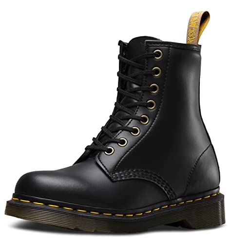 Dr. Martens 1460 Vegan BLACK, Unisex-Erwachsene Combat Boots, Schwarz (Black), 46 EU (11 Erwachsene UK)