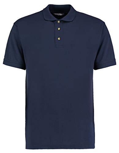 KUSTOM KIT Herren Arbeitskleidung Super Waschen T-Shirt Oben Klassisch Passen - Marine (M)