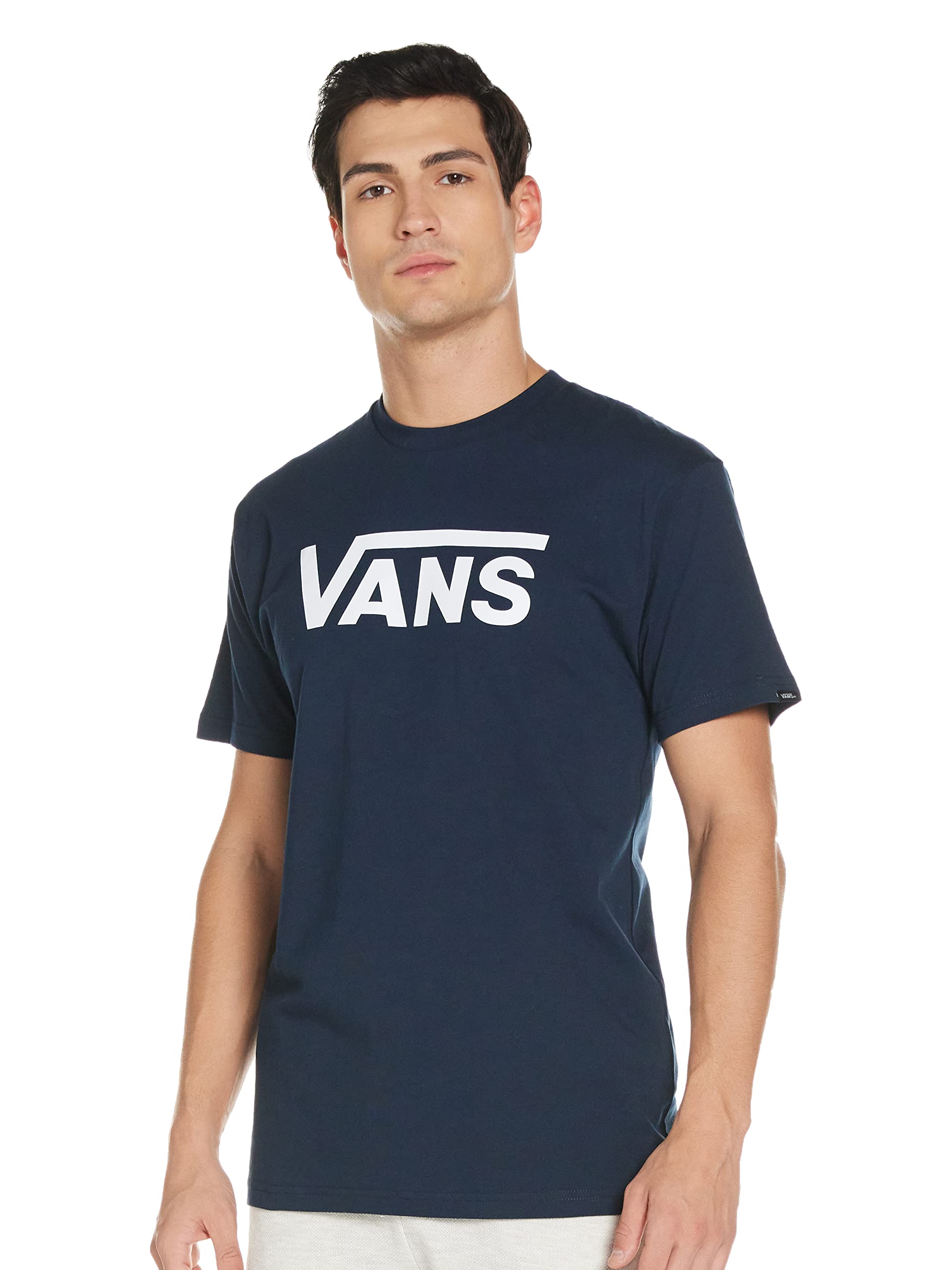 Vans Herren Classic T - Shirt, Blau (Navy/white), Small