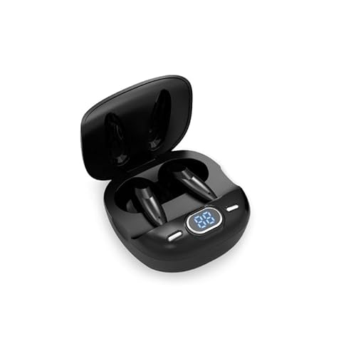 PRENDELUZ Kabellose Kopfhörer mit geringem Stromverbrauch, Bluetooth, digitales Panel