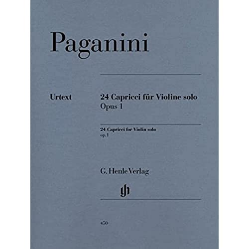 24 Capricci op 1. Violine