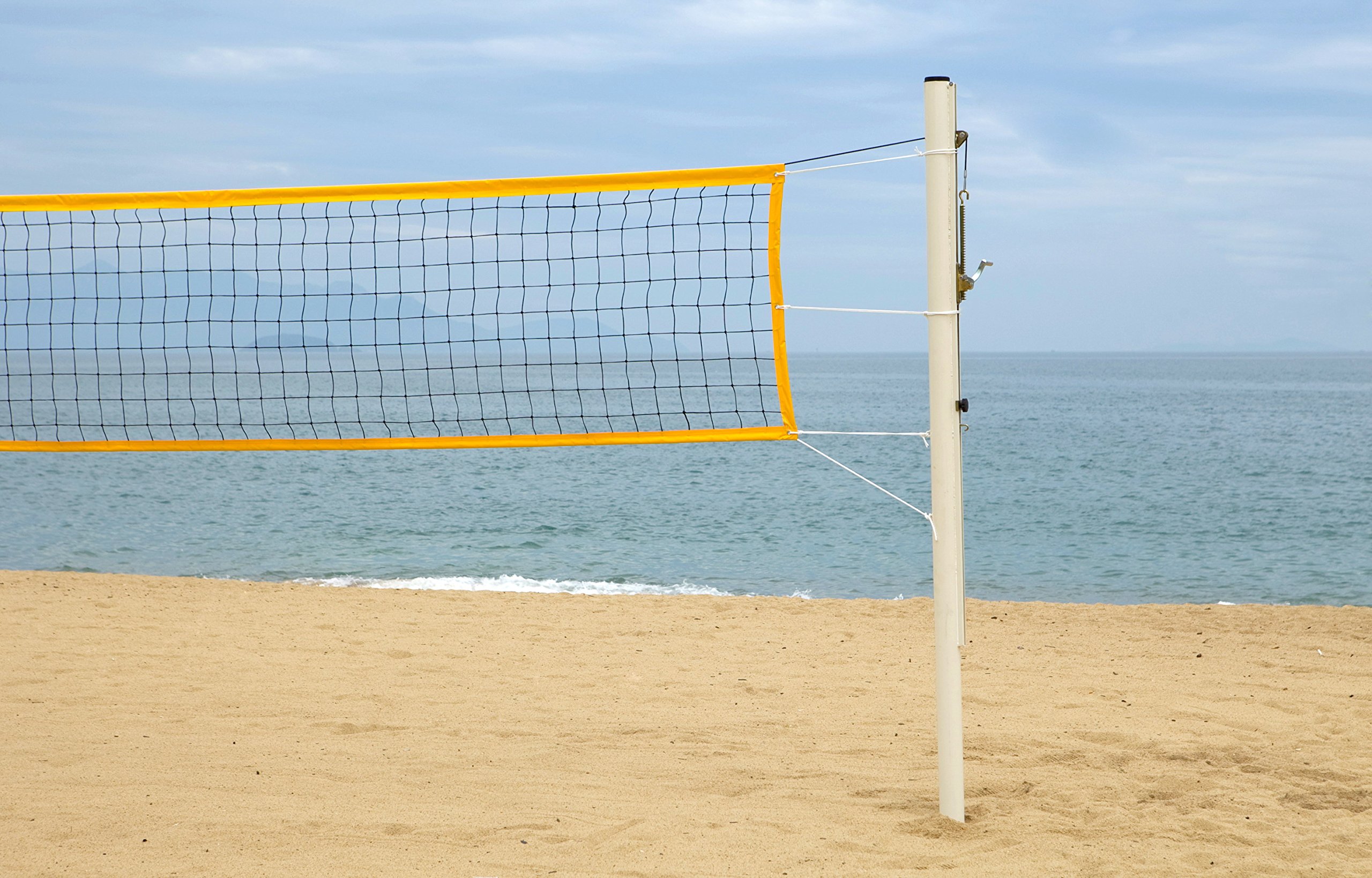 Beach Volleyballnetz - Wettkampf - 8,5 x 1 m - 3 mm - MIT VERSTÄRKTEN RÄNDERN