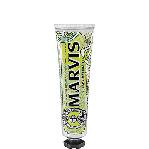 MARVIS® Creamy Matcha Tea 75 ml I Zahncreme in der Geschmacksrichtung Matcha Tee I limitiert I Tea Collection