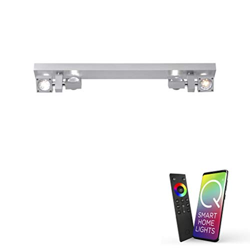 Paul Neuhaus Q® LED-Deckenstrahler Q®-Nemo EEK: LED (A++ - E) LED fest eingebaut 24 W RGBW