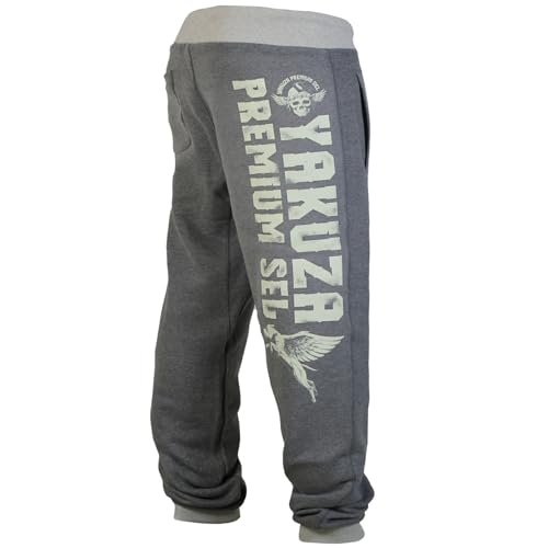 Yakuza Premium Herren Jogginghose 3529 grau Sweatpants XL