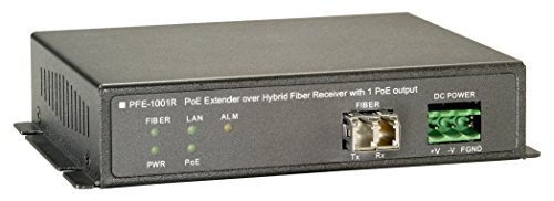 LevelOne PFE-1001R PoE Outdoor Extender Receiver Over Hybrid Fiber mit 1 PoE Ausgang